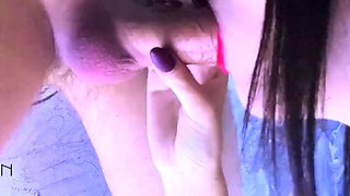 Cum-Hungry Russian Teen's Blowjob and Handjob