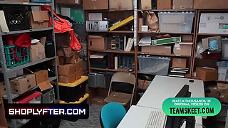 Shoplyfter - naughty young offers her perfect rosy vagina