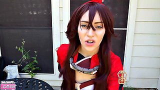 Anime Cosplay Smoke Tease