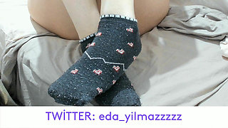 Foot- Foot Fetish- Turkish Foot- Turkish Foot Fetish- Socks- Short Socks- Turkish Porn- Turkish MILF- Turkish Owner