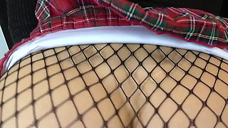 Hot brunette seduces her husband's stepbrother while he is not at home, 4K