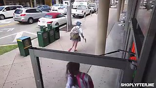 Shoplifting teen Zoe Parker bangs with an officer by Pervz: Blowjob, Doggy  Missonary Porn