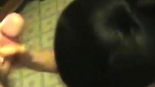 Filipina Amateur Gives a Quick Blowjob and Handjob