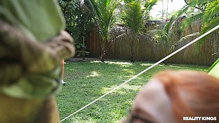 Sexually attractive Camping And Cheating 1 - Crazy College GFs