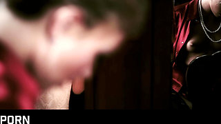 Romantic Lesbian Sex with Sensual MILF and Kissing Love