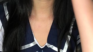 Japanese teen getting toyed and extremely tickled