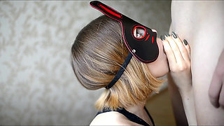 Sweet Blowjob Cum on Tits Girlfriend