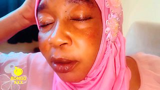 BBW Ebony MILF Swallowing Cum After Getting Fucked