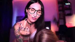 Astonishing Porn Video Threesome Homemade Incredible Pretty One