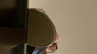 Hanging From Ledge - Will This BBW Stomp Your Fingers for You to Fall?