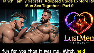 English Audio Gay Sex Story - Ranch Family Secrets Adopted Studs Explore Raw Man Sex Together - Part 9
