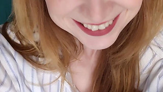 Horny Cougar MILF Video Phone Sex Challenge: While Boyfriend's in the Shower
