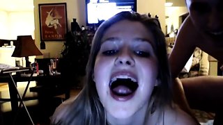 Amateur Close-Up Webcam Facial