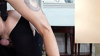 Femdom Fireside Pegging - Amateur Anal Strapon Fucking