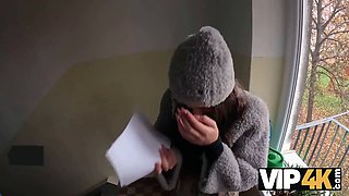 Vip4k. horny 18-year-old becomes a cumslut because of debt