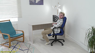 Redhead Ass Fucked in Front of Her Shocked Boyfriend