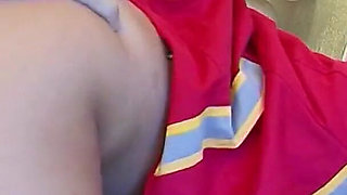 Horny firefighter angel baby gets fucked by resident while on duty