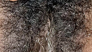 The beautiful girl fingering pussy