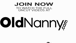 Blonde Granny Strip And Toy Play