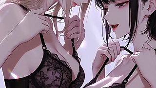 Models removing their top