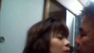 Japanese MILF Secretary in Silent Amateur Video