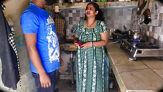 Desi Bhabhi Big Boobs Cleavage Tease in Kitchen Hot Indian Village Girls Exposed Hindi Video