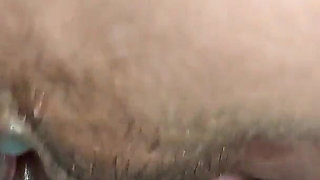 A Hot Brunette Pees in the Toilet