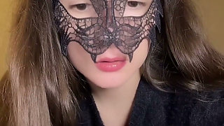 Dirty Used Panties Show - Pantyhose Pulled Down, Panty Liner & Russian Dirty Talk