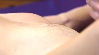 Super Slim and Sexy Babe Playing with a Thick Dick