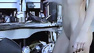 Teen Finds Sex Machine in Garage