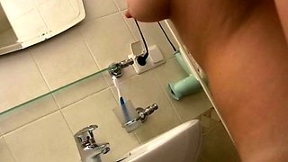 Curly Blonde Teen Records Solo Dildo Masturbation More at