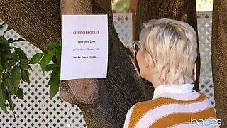 Skye Blue's Nerdy Charm Explodes in Wild Bathroom Heat