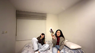 We Had Fun Playing in Bed to Jump