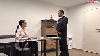 Want To Keep Your Job? Fuck Your German Milf Boss Amateur Big Tits Milfs - Deutsche Amateure And German Tattoo