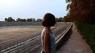 Amateur Teen with Huge Dildo Masturbating on Webcam