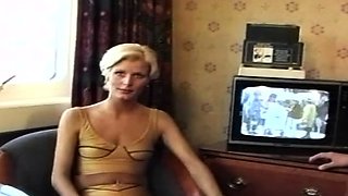 Blonde Blowjob Outdoor