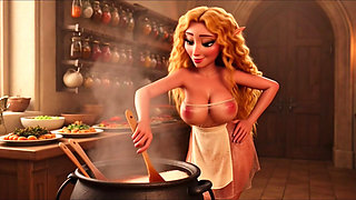 Sensual Petunia Dursley Household Allure in Erotic 3D Animation
