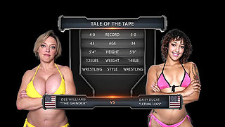 Daisy Ducati Vs Dee Williams Female Wrestling