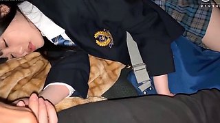 Amateur Asian Japanese Teen Gang Facial