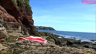 Outdoor Bondage Dream - Bound, Gagged & Climaxing on the Beach
