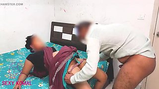 Sexy Indian Komal Gets Doggystyle Fucked Hard by Driver When He Comes For Milk - Homemade Desi Bhabhi Cheating