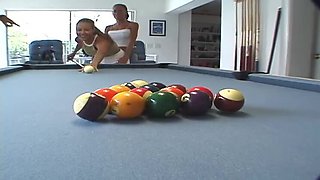 Big Tits Threesome Naked Pool Party - Busty Hotties Undress & Play