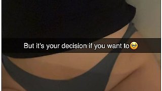Cheerleader Wants To Fuck Classmate In School Snapchat