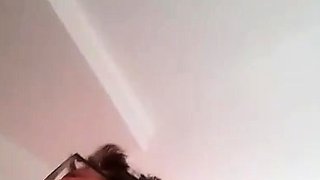 Amateur striptease and Solo masturbation