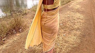 Gaon Ki Talab Par Sexy Hot Bhabhi Ka Romantic Video   Kiran bhabhi Fucked Village Outdoor Sex Video Full Hindi Audio