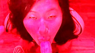 Great close up in japanese teen blowjob pov