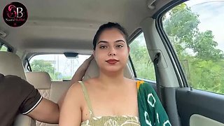 Risky Doggystyle Handjob in Car Outdoors – Hot Hindi Audio Sex