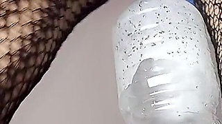 Weights Lifting with Pussy Piercing