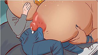 Audio/animation: Goth Minotaur Barista Bullies Her Favorite Customer With Car Toon