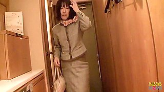 Asian Brunette With Hairy Pussy Fucked In The Doggystyle And Creampied